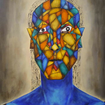 Peinture intitulée "Multiface" par Hang Ribeir, Œuvre d'art originale, Autre