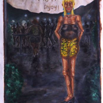 Schilderij getiteld "welcome-to-my-menop…" door Hang Ribeir, Origineel Kunstwerk, Olie