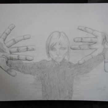 Drawing titled "STOP!" by Grzywacz, Original Artwork