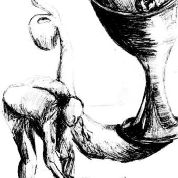 Rysunek zatytułowany „chope...” autorstwa Grzywacz, Oryginalna praca