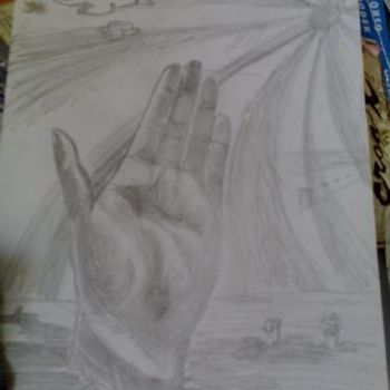 Drawing titled "Winer hand" by Grzywacz, Original Artwork