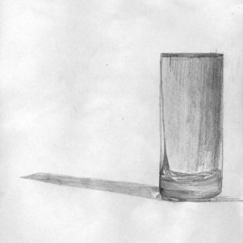 Drawing titled "glass" by Grzywacz, Original Artwork