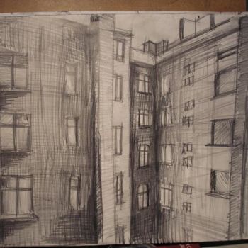 Rysunek zatytułowany „tenement-house” autorstwa Grzywacz, Oryginalna praca