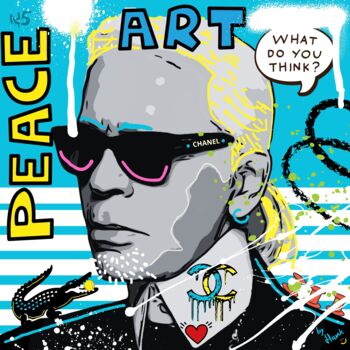 Arte digitale intitolato "Karl Pop" da Hank, Opera d'arte originale, Pittura digitale