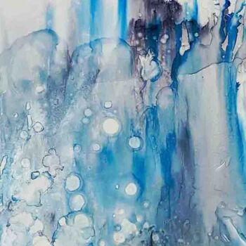 Painting titled "Bubbles" by Khanna Mara, Original Artwork, Ink