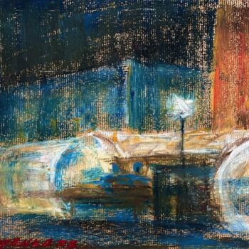 "An Overnight Sanctu…" başlıklı Resim Hanna Potapenko tarafından, Orijinal sanat, Pastel