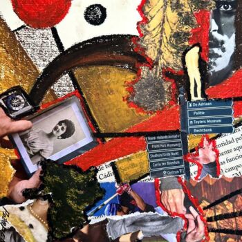 Collages titled "Blast" by Hanna Potapenko, Original Artwork, Collages