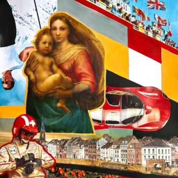 Collages intitolato "C13" da Hanna Potapenko, Opera d'arte originale, Collages