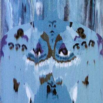 Painting titled "HOW A MOTH BECOMES…" by Hannah Berestizhevsky, Original Artwork, Acrylic