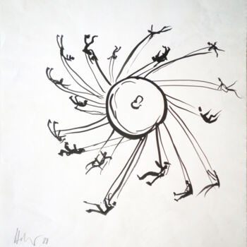 Drawing titled "Hannes Hofstetter,…" by Hannes Hofstetter, Original Artwork, Ink