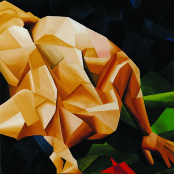 Картина под названием "LEVANTANDO [MANCHA…" - Hc. Frank, Подлинное произведение искусства, Масло