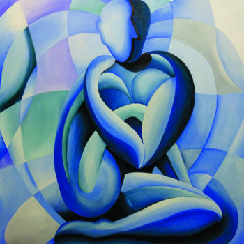 Pintura intitulada "APAIXONADO - IN LOVE" por Hc. Frank, Obras de arte originais, Óleo