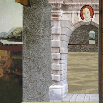 Arte digitale intitolato "Sandro Botticelli -…" da Hans-Dieter Pfundtner, Opera d'arte originale, Pittura digitale