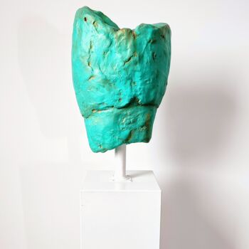Sculpture titled "big tooth" by Hans Josef Fischbach, Original Artwork, Polymer clay