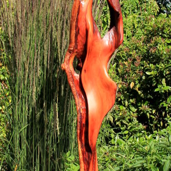 Sculptuur getiteld "abstract form (the…" door Flos, Origineel Kunstwerk, Hout