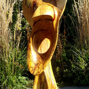Sculpture titled "'der Schrei' - in M…" by Flos, Original Artwork, Wood