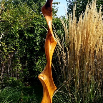Skulptur mit dem Titel "Non-Conceptual Art…" von Flos, Original-Kunstwerk, Holz