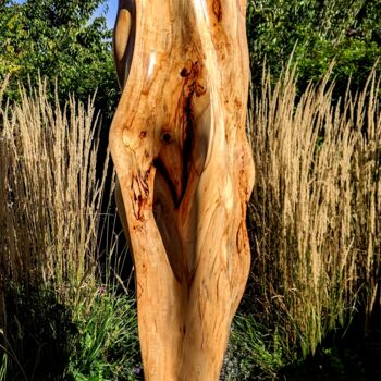 Sculpture titled "Non-Conceptual Form…" by Flos, Original Artwork, Wood