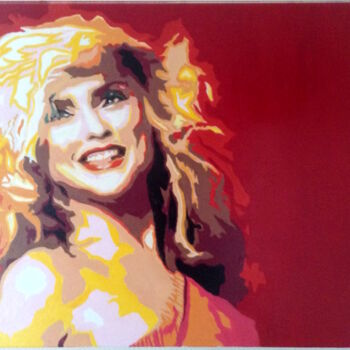 Peinture intitulée "Debbie Harry - Blon…" par Hans Veltman, Œuvre d'art originale, Huile Monté sur Châssis en bois