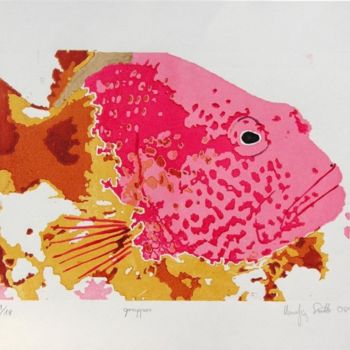 Peinture intitulée "snapper" par Hansjorg Stubler, Œuvre d'art originale