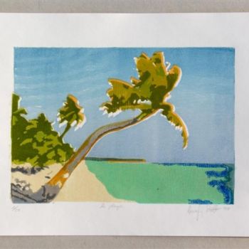"on the beach" başlıklı Tablo Hansjorg Stubler tarafından, Orijinal sanat