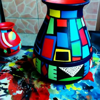 "Céramique - Africa…" başlıklı Artcraft Happy Home Atelier tarafından, Orijinal sanat
