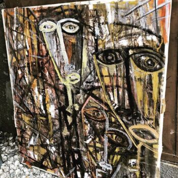 Painting titled "Tableaux D'art " Ad…" by Happy Home Atelier, Original Artwork, Acrylic