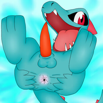 totodile showing off