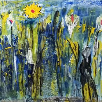 Pintura intitulada "Spring awakening" por Harald Brandl, Obras de arte originais, Acrílico
