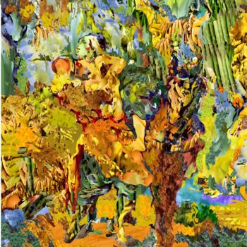 Grafika cyfrowa / sztuka generowana cyfrowo zatytułowany „Van Gogh Replica de…” autorstwa Harald Ody, Oryginalna praca, Mala…
