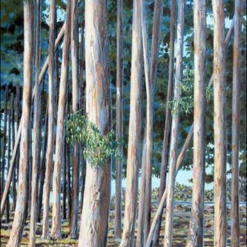 Peinture intitulée "Eucalyptus à Mar (V…" par Gerard Hardy, Œuvre d'art originale