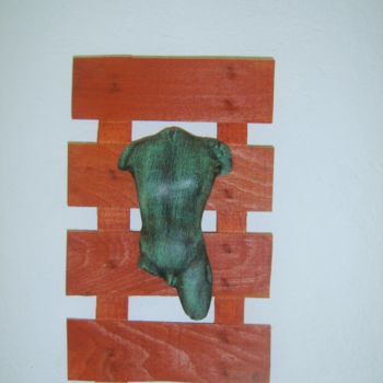 Sculpture intitulée "Torse d'homme" par S Eymond Laritaz, Œuvre d'art originale