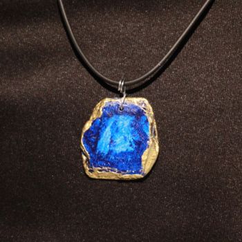 Diseño titulada "B7 Collier en ardoi…" por S Eymond Laritaz, Obra de arte original, Collares