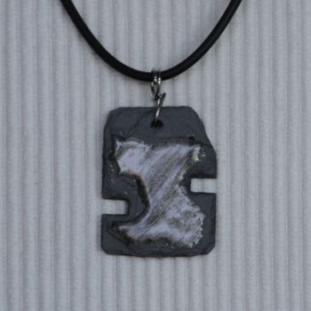 Design titled "Brut et gris noir à…" by S Eymond Laritaz, Original Artwork, Necklaces