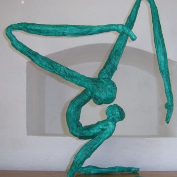 Sculpture titled "Soft contorsion" by S Eymond Laritaz, Original Artwork, Plaster