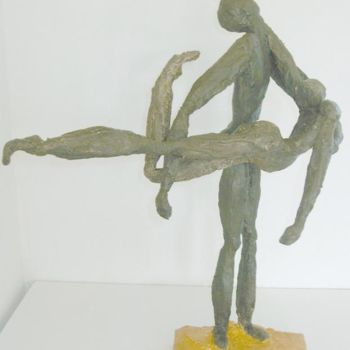 Sculpture titled "Couple" by S Eymond Laritaz, Original Artwork, Metals