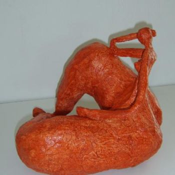 Скульптура под названием "La généreuse autre…" - S Eymond Laritaz, Подлинное произведение искусства, Гипс