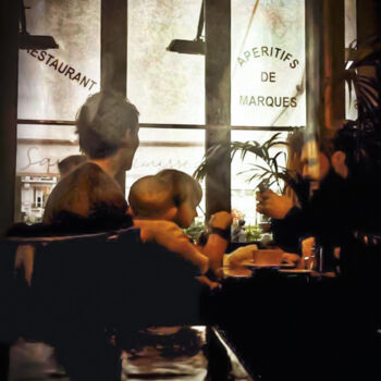 Fotografie mit dem Titel "Déjeuner familial" von Jacqueline Giudicelli, Original-Kunstwerk, Digitale Fotografie