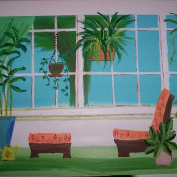 Malerei mit dem Titel "Sun Room" von Harold Messler, Original-Kunstwerk