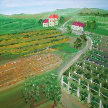 Painting titled "Spring Planting" by Harold Messler, Original Artwork