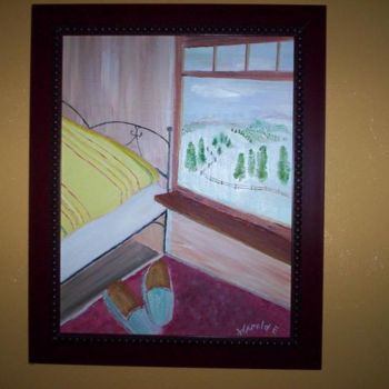 Malerei mit dem Titel "The View from My Ro…" von Harold Messler, Original-Kunstwerk