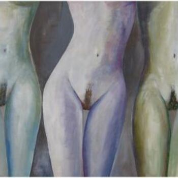 Pintura titulada "Trio" por Harriet Jameson Pellizzari, Obra de arte original, Oleo