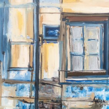 Peinture intitulée "La fenêtre" par Hartiste, Œuvre d'art originale, Huile