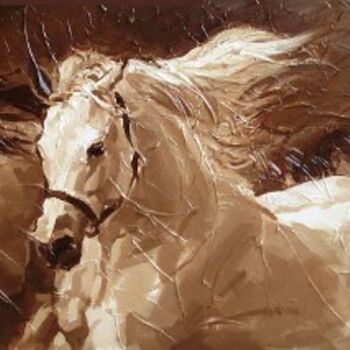 Painting titled "Pegasus" by Harun Yıldırım, Original Artwork