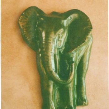 Sculpture titled "elephant.jpg" by Hasch, Original Artwork, Casting