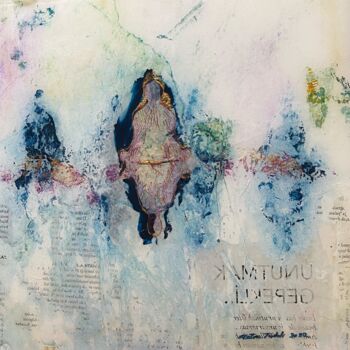Malerei mit dem Titel "Chitta Vritti Nirod…" von Hatice Türkeli, Original-Kunstwerk, Acryl Auf Andere starre Platte montiert