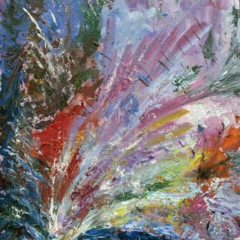 Pittura intitolato "abstract" da Galina-Hava, Opera d'arte originale, Olio