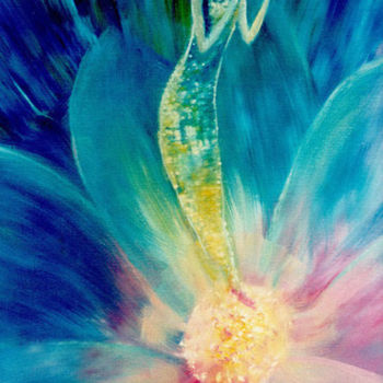 Malerei mit dem Titel "Floral Melody - Pri…" von Francis Hawie, Original-Kunstwerk, Öl