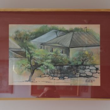 Painting titled "home" by Hayarm, Original Artwork