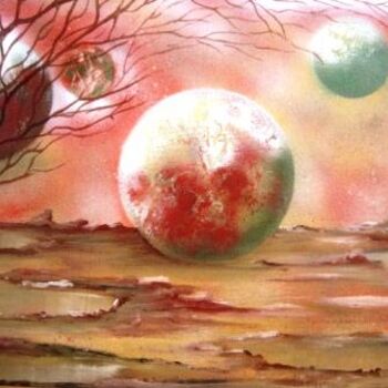 제목이 "planete rouge"인 미술작품 Hayat Dadoun로, 원작